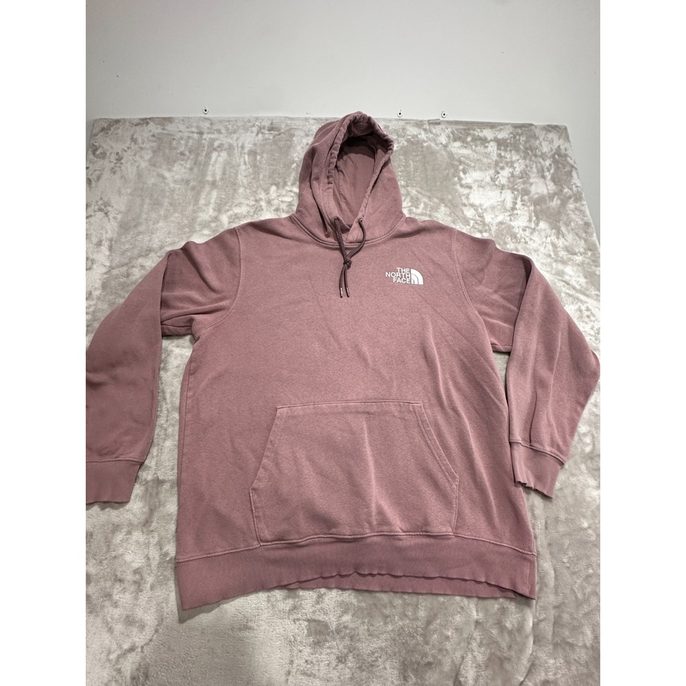 North Face Hoodie Mens Size XL Mauve‎ Long Sleeve Drawstring Hooded Pocket